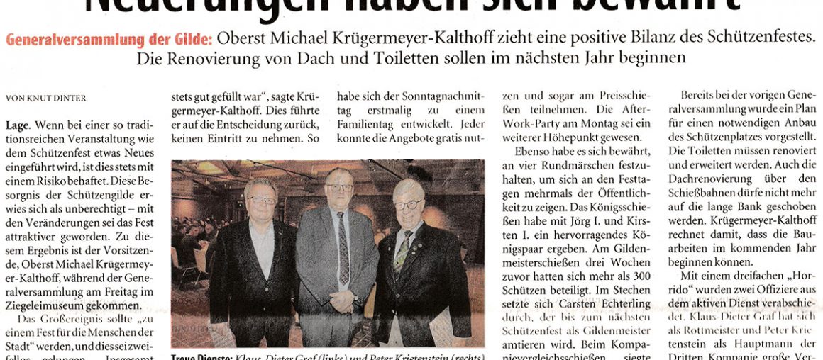 Pressebericht LZ Generalversammlung 2019